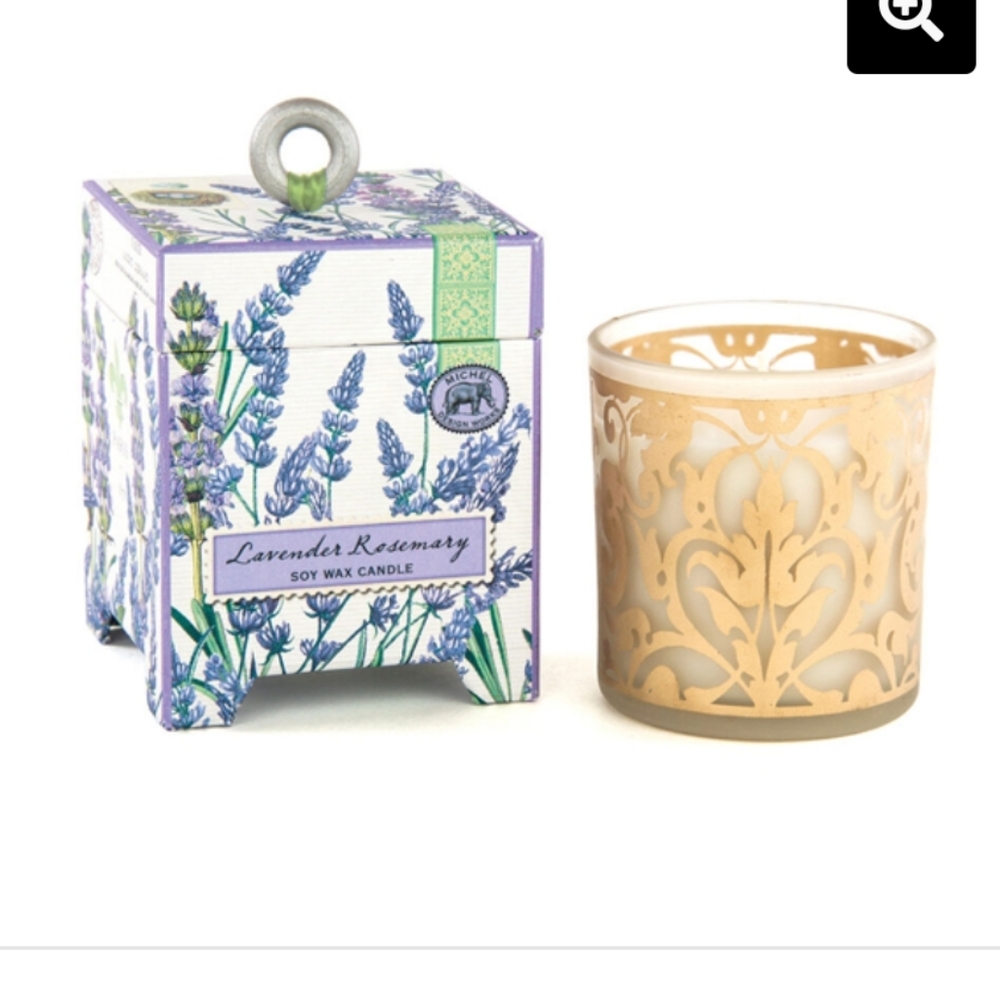 Michel design works 6.5 oz soy candle lavender rosemary